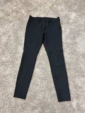 Black Checked Skinny Pants